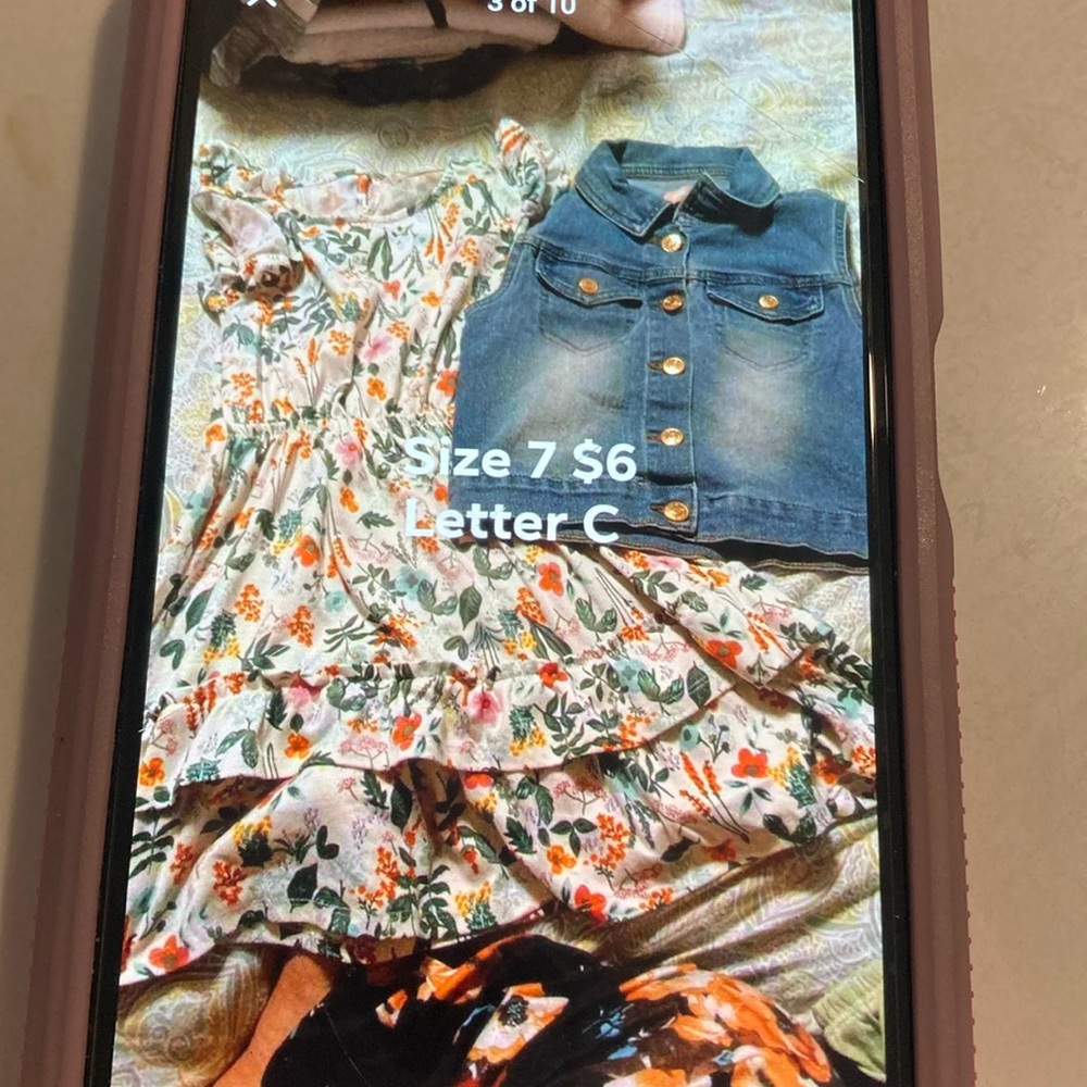Girls dress and vest